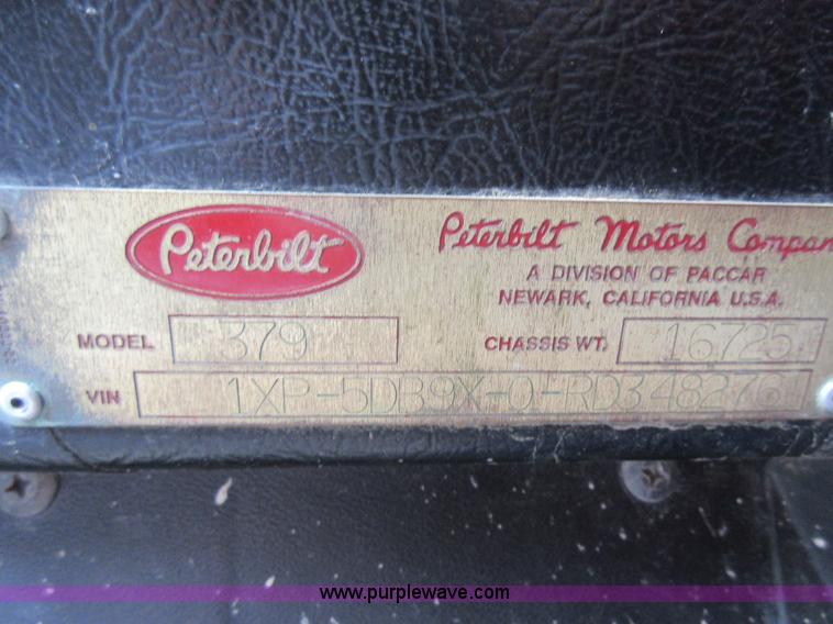 image for item AO9140 1994 Peterbilt 379 semi truck