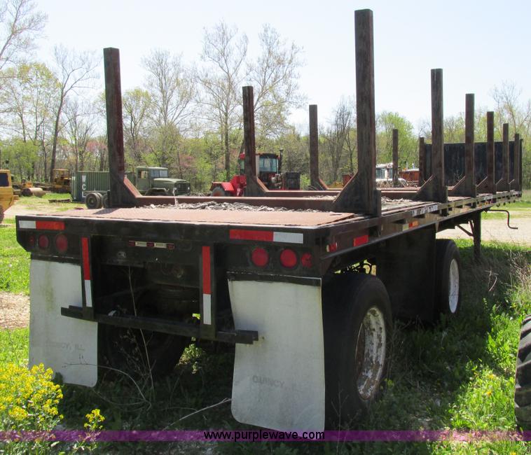 image for item BS9245 1982 Dorsey DGTL-80 flatbed trailer