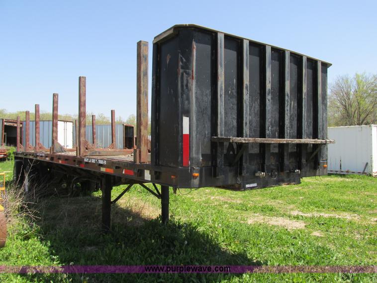 image for item BS9245 1982 Dorsey DGTL-80 flatbed trailer