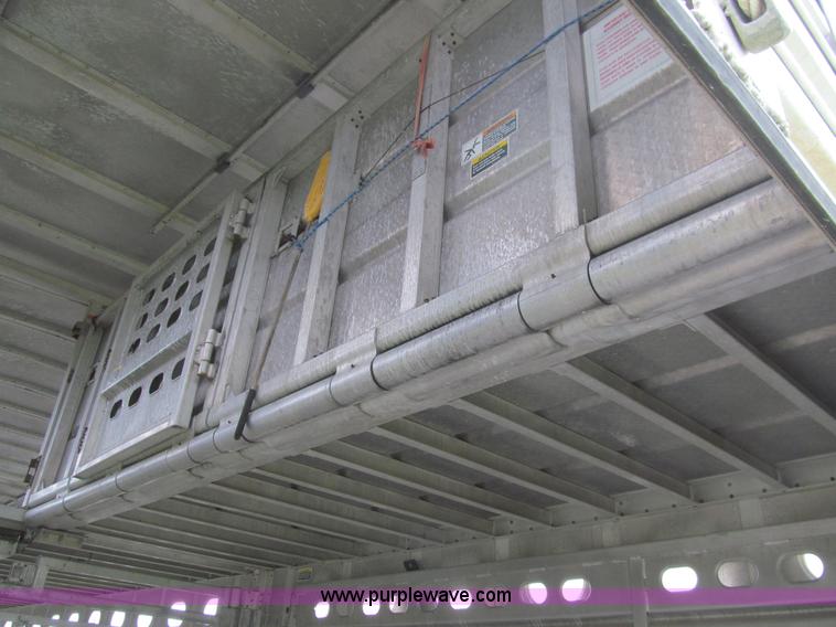 image for item K5724 1996 Wilson PSAL-303 double deck aluminum livestock trailer