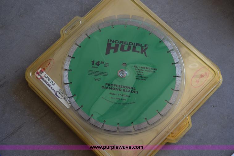 image for item BG9803 (7) Incredible Hulk concrete blades