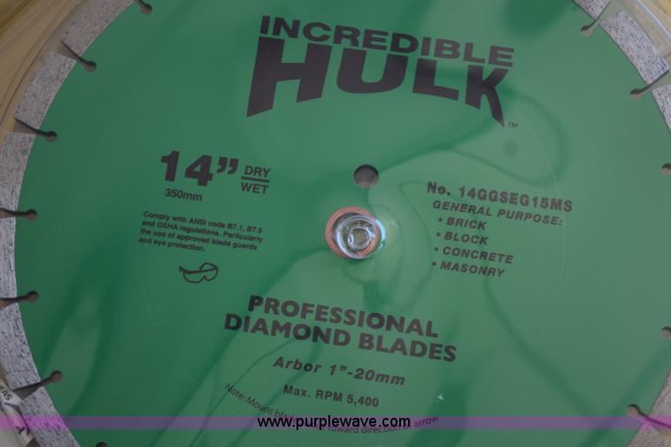 image for item BG9803 (7) Incredible Hulk concrete blades