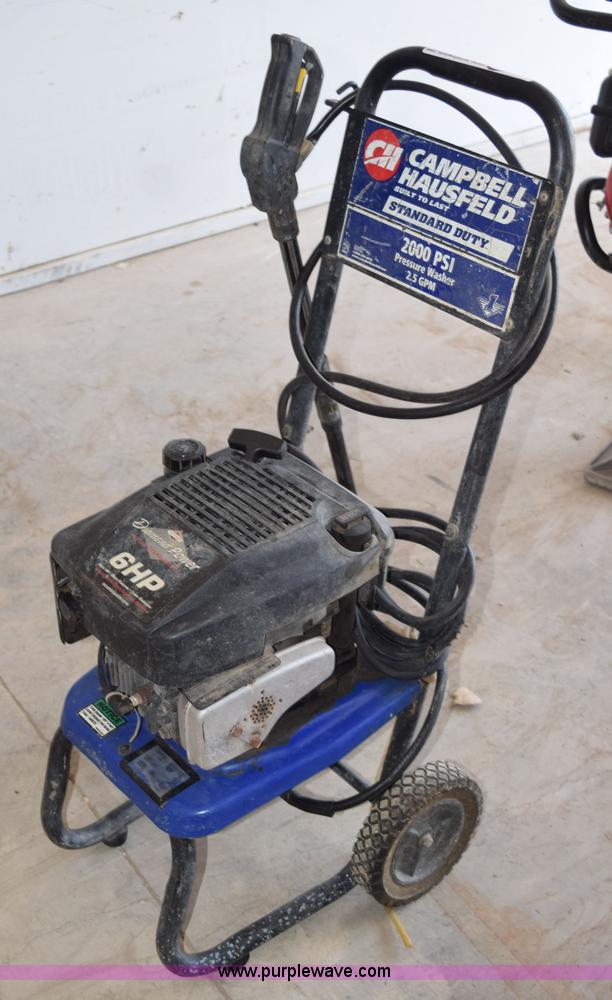 image for item BG9893 Campbell Hausfeld pressure washer