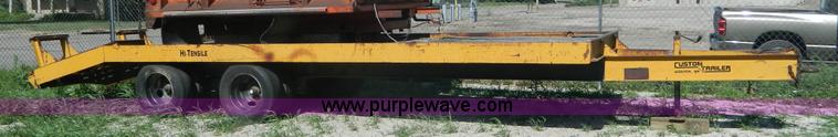 image for item BJ9177 1990 Custom 10T100 equipment trailer