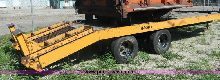 image for item BJ9177 1990 Custom 10T100 equipment trailer