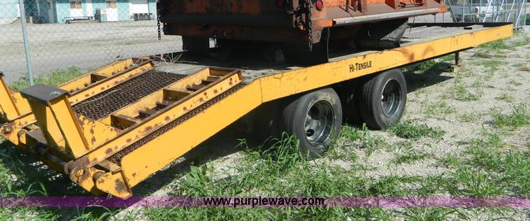 image for item BJ9177 1990 Custom 10T100 equipment trailer