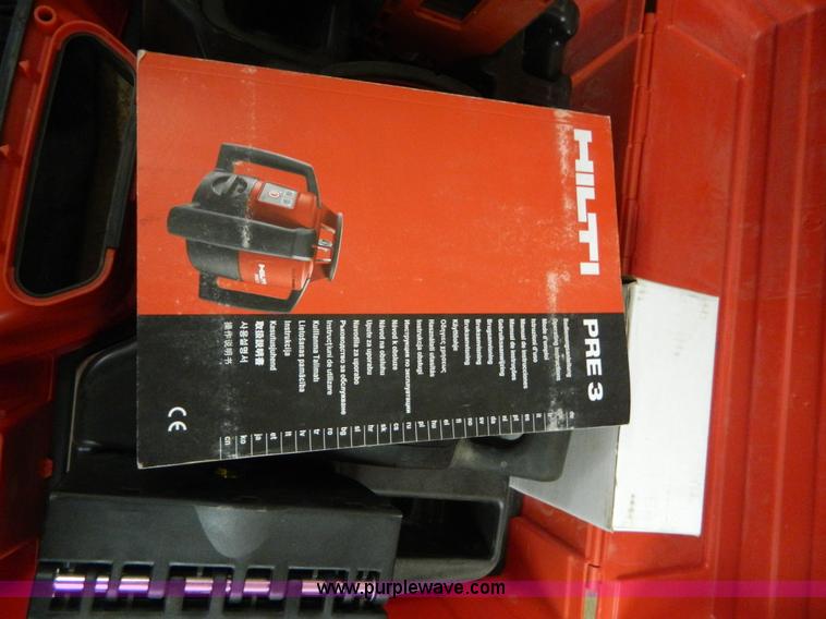 image for item BJ9198 2009 Hilti PRE3 laser level