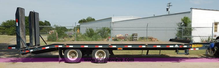 image for item J3837 2007 Kaufman HP20ton equipment trailer
