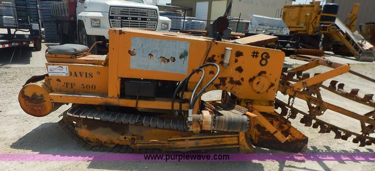 image for item J3852 Davis TF500 trencher