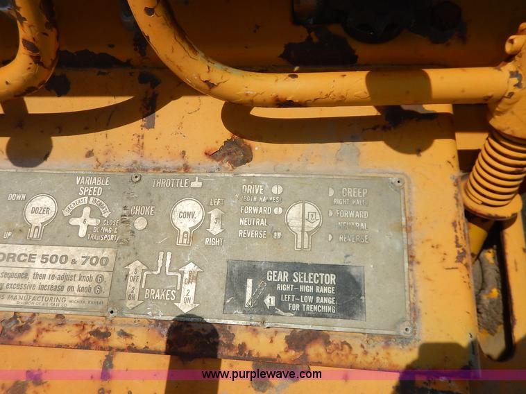 image for item J3852 Davis TF500 trencher