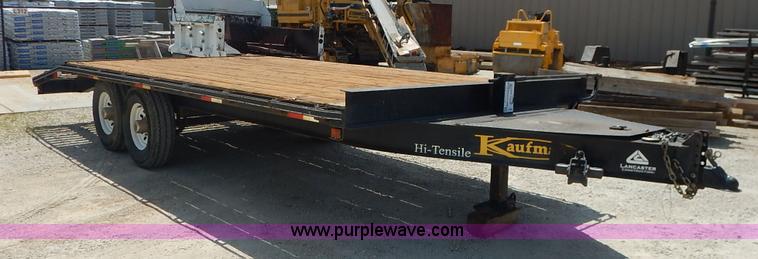 image for item J3853 2004 Kaufman hi-tensile utility trailer