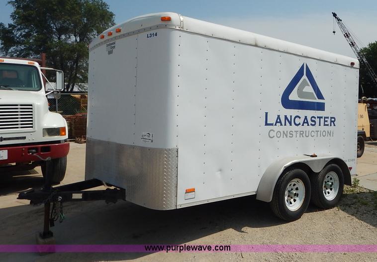 image for item J3854 2000 Continental Cargo CC712TA2 enclosed cargo trailer