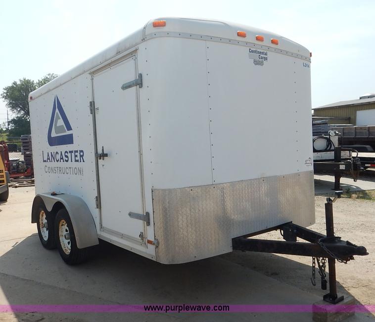 image for item J3854 2000 Continental Cargo CC712TA2 enclosed cargo trailer