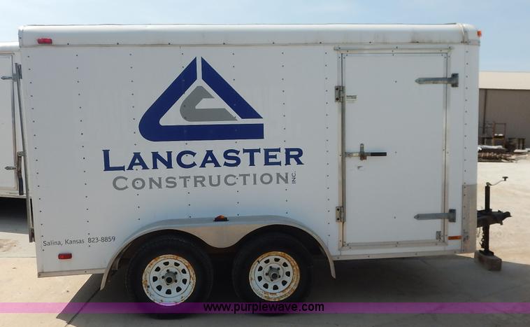 image for item J3854 2000 Continental Cargo CC712TA2 enclosed cargo trailer