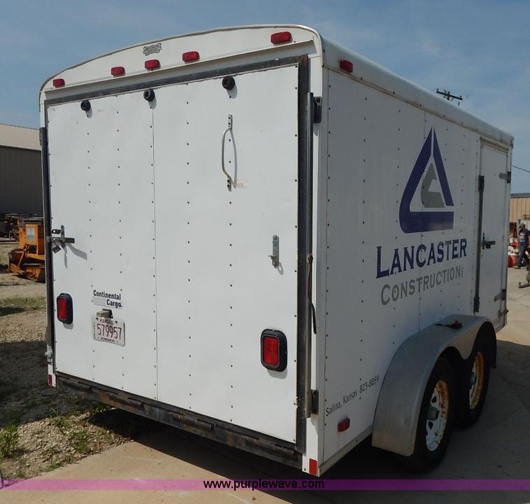 image for item J3854 2000 Continental Cargo CC712TA2 enclosed cargo trailer