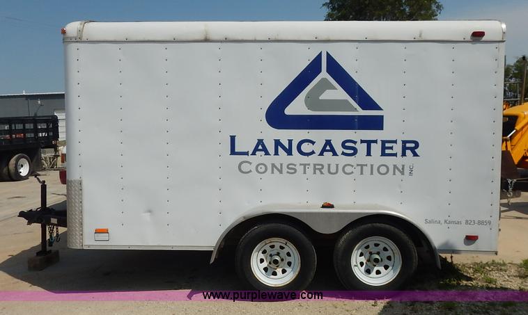 image for item J3854 2000 Continental Cargo CC712TA2 enclosed cargo trailer