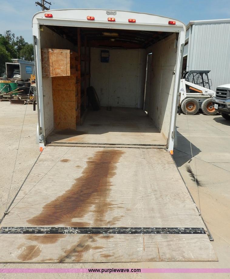 image for item J3854 2000 Continental Cargo CC712TA2 enclosed cargo trailer