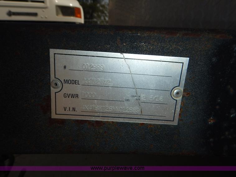 image for item J3854 2000 Continental Cargo CC712TA2 enclosed cargo trailer