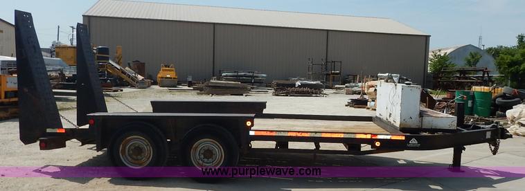 image for item J3862 2003 Belshe equipment trailer