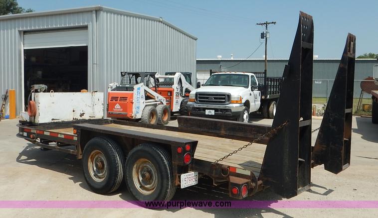 image for item J3862 2003 Belshe equipment trailer