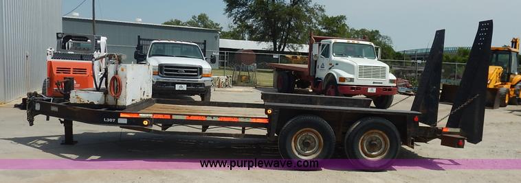 image for item J3862 2003 Belshe equipment trailer