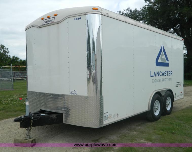 image for item K8106 2010 Haulmark enclosed trailer