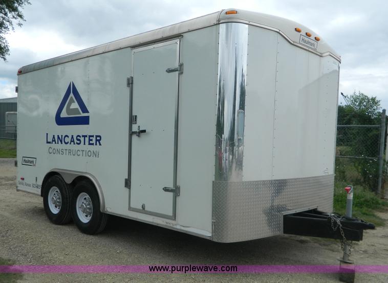 image for item K8106 2010 Haulmark enclosed trailer