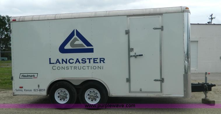 image for item K8106 2010 Haulmark enclosed trailer