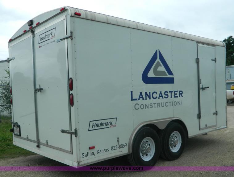 image for item K8106 2010 Haulmark enclosed trailer