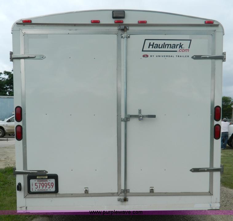 image for item K8106 2010 Haulmark enclosed trailer