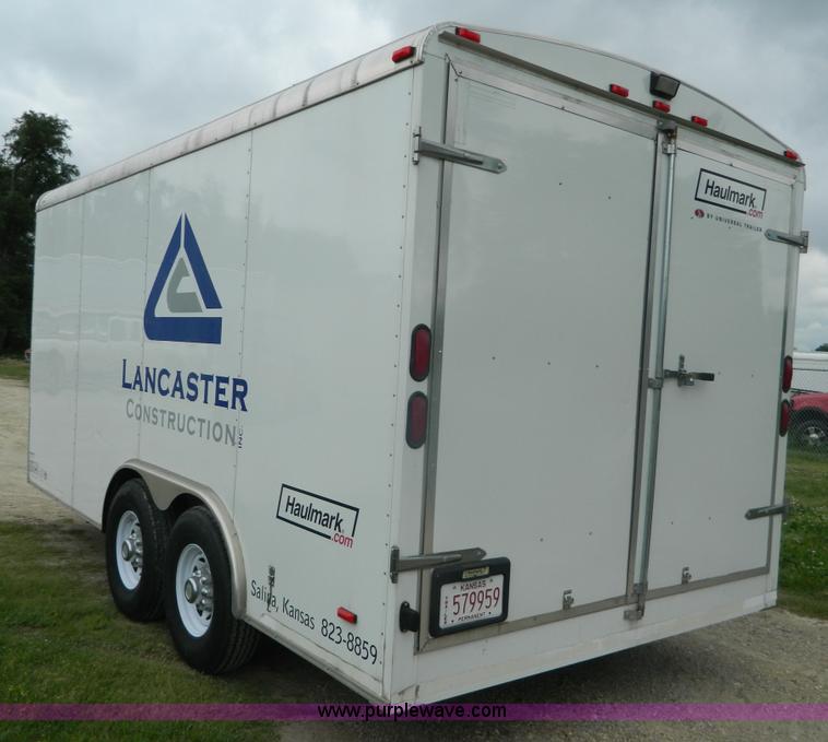 image for item K8106 2010 Haulmark enclosed trailer