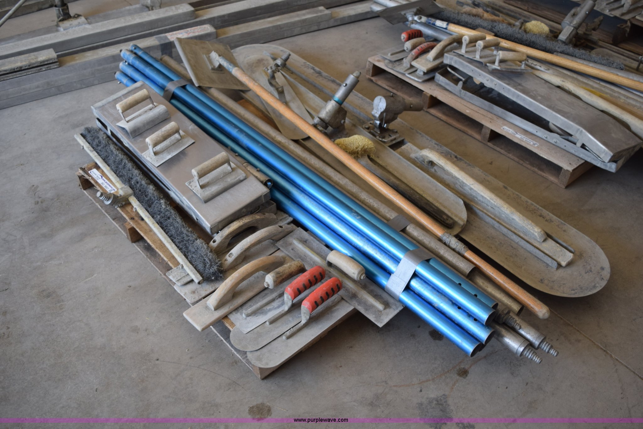 Assorted concrete finishing equipment in Salina, KS Item BG9921 sold