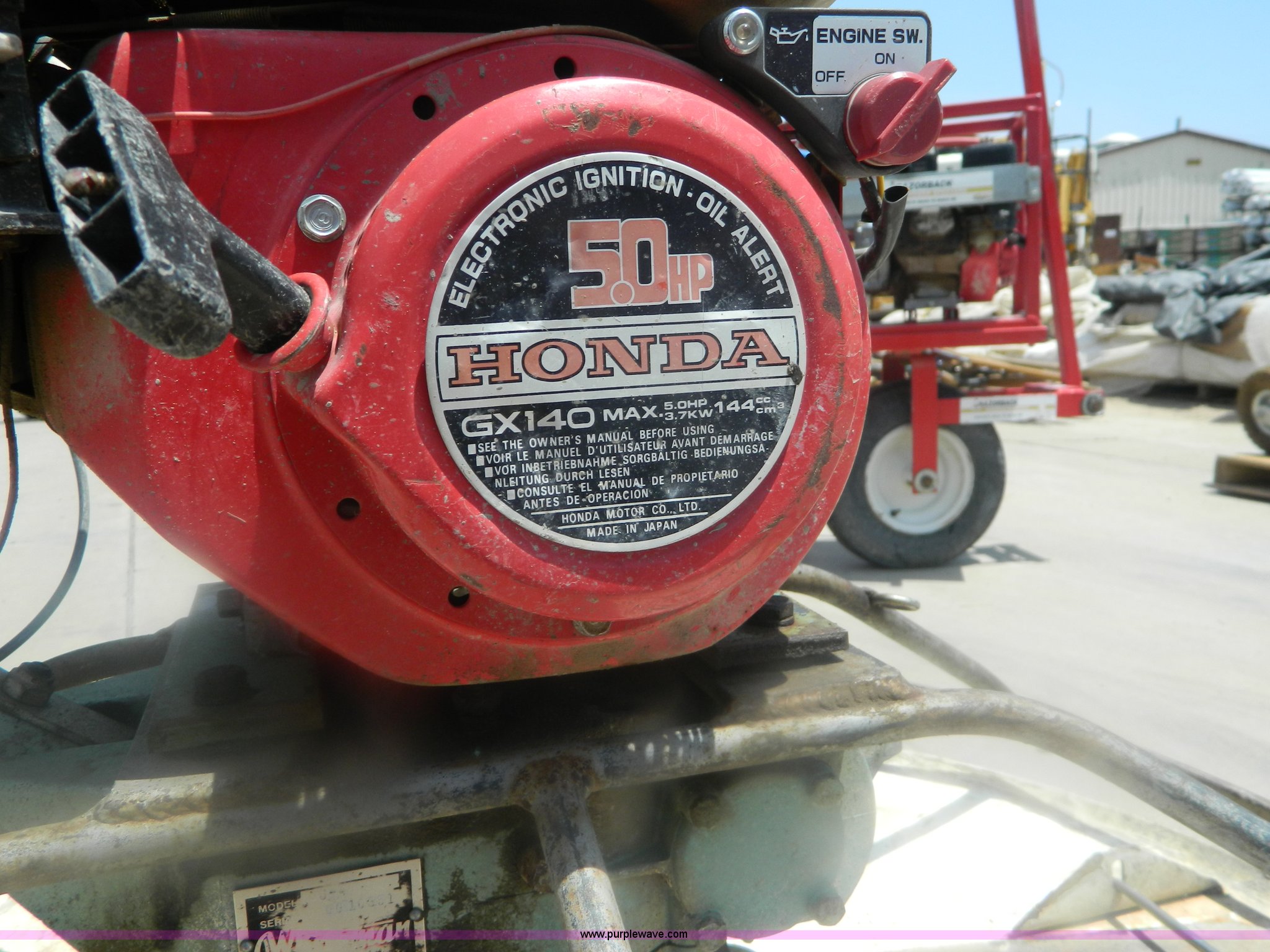 Whiteman 36" power trowel in Salina, KS Item BH9551 sold Purple Wave