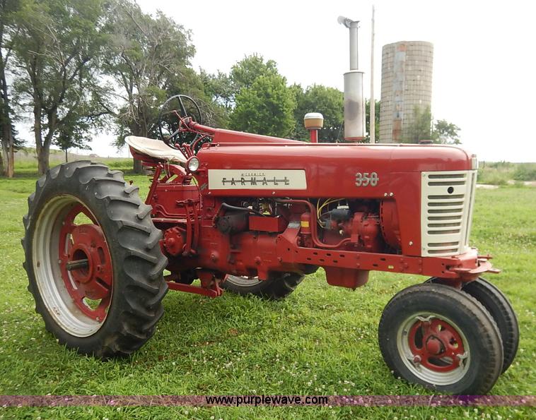 image for item BC9340 1958 Farmall 350 row crop tractor