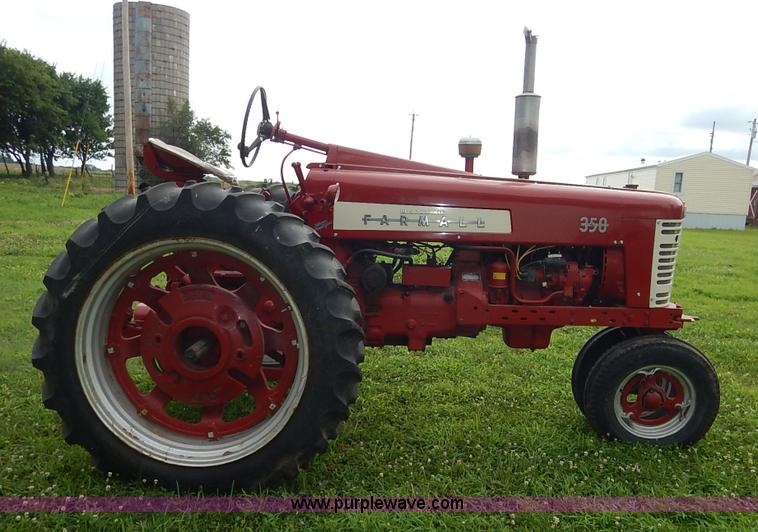 image for item BC9340 1958 Farmall 350 row crop tractor