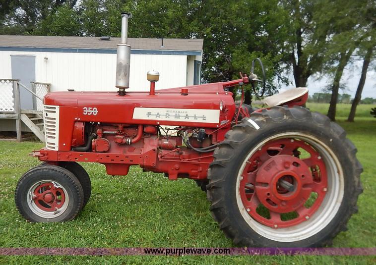 image for item BC9340 1958 Farmall 350 row crop tractor