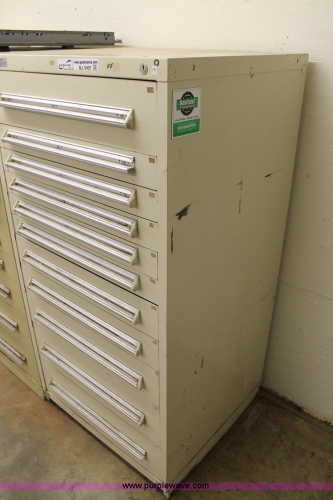 image for item BJ9497 Stanley Vidmar parts drawer cabinet