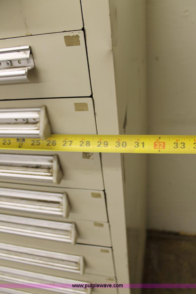 image for item BJ9497 Stanley Vidmar parts drawer cabinet