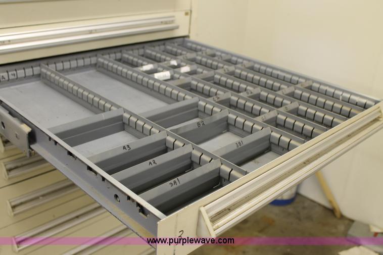 image for item BJ9497 Stanley Vidmar parts drawer cabinet