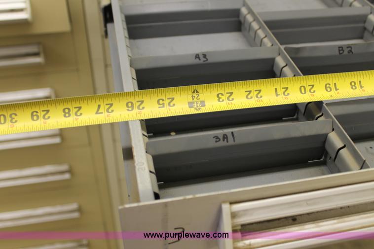 image for item BJ9497 Stanley Vidmar parts drawer cabinet