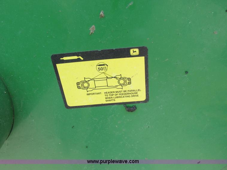 image for item H3272 2003 John Deere 9650 STS RWA combine