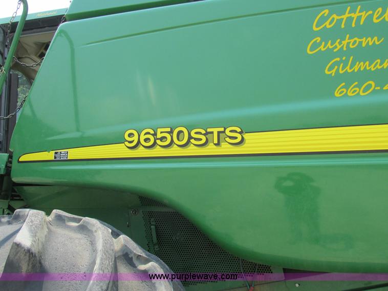 image for item H3272 2003 John Deere 9650 STS RWA combine
