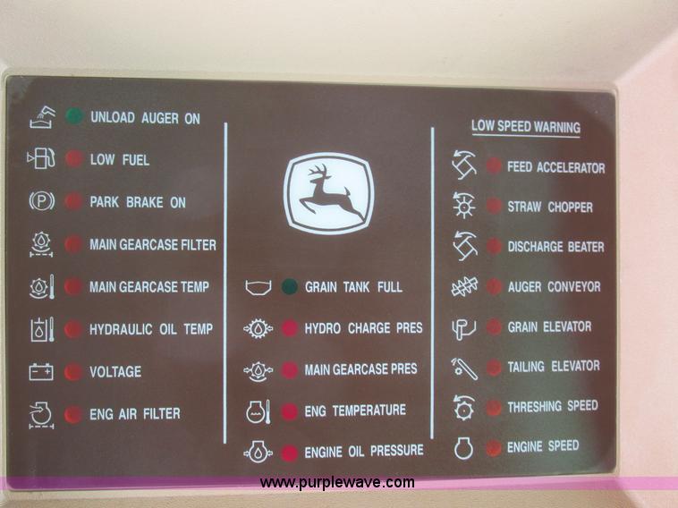 image for item H3272 2003 John Deere 9650 STS RWA combine