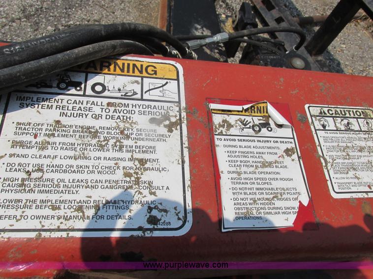 image for item H3280 Bush Hog 176-10 angle blade