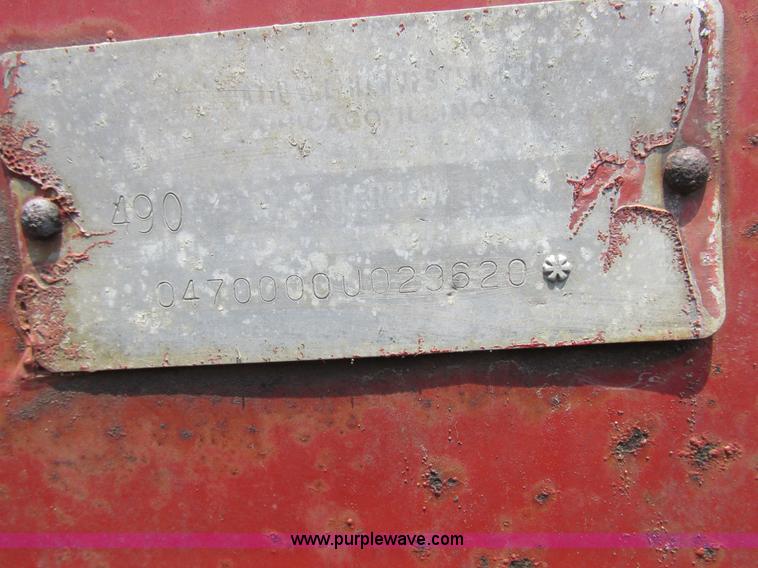 image for item H3285 International 490 disk