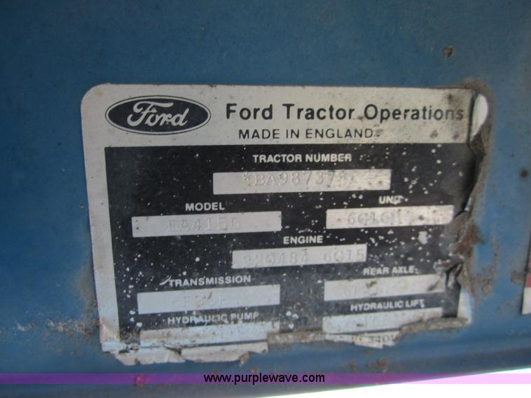 image for item I2115 1988 Ford 6610 Series II tractor