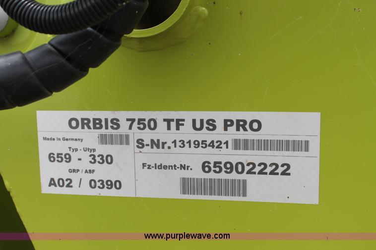 image for item L4320 2013 Claas Orbis 750 row crop head