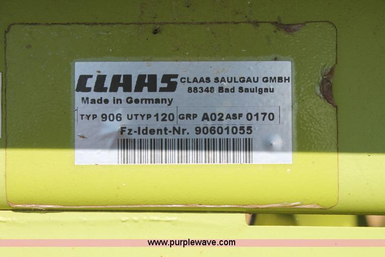 image for item L4332 2009 Claas 380 pickup head