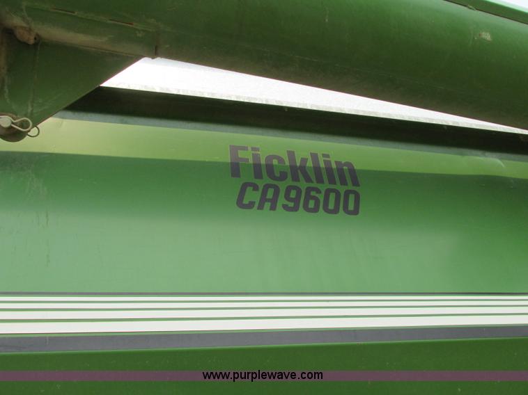 image for item R9325 Ficklin CA9600 grain cart