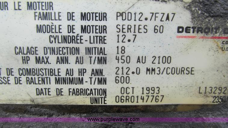 image for item AY9852 Detroit Diesel Series 60 12.7L turbo diesel engine